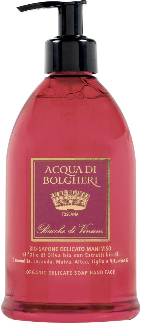 Acqua Di Bolgheri Sapone Delicato Bio Bacche Di Vinum 500 Ml