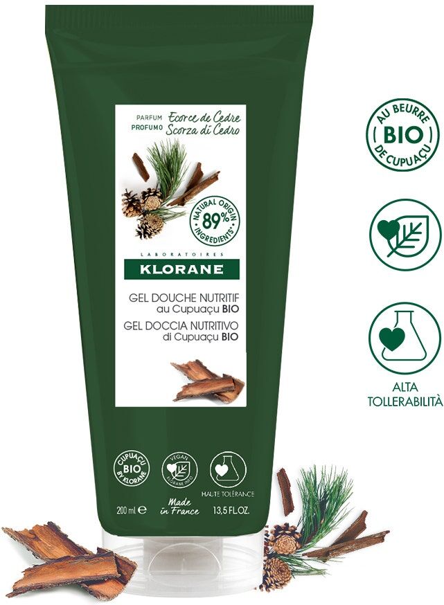 Klorane Gel Doccia Scorza Di Cedro 200 ml