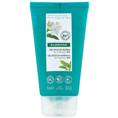 Gel Doccia Acqua di Tiaré di Klorane - Vegano, Organico, 75ml Gel Doccia Acqua di Tiaré di Klorane - Vegano, Organico, 75ml