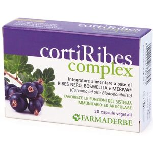 Farmaderbe Corti Ribes Complex Integratore Articolare e Difese Immunitarie 30 Capsule