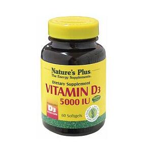 Natures Plus Vitamina D3 5000 Ui 60 Capsule