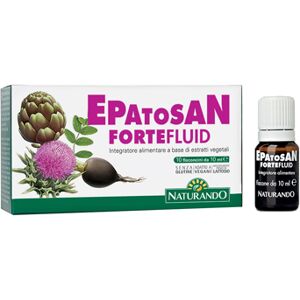 Naturando Epatosan Forte Fluid Integratori 10 Flaconi