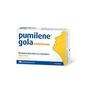 Pumilene Pulimene Gola Gusto Miele e Limone 24 Pastiglie