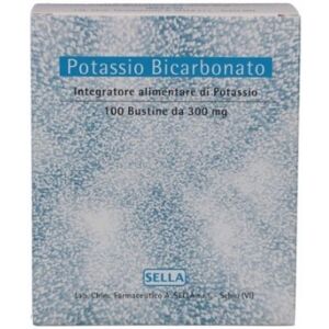 Sella Potassio Bicarbonato Polvere Integratore 100 Bustine