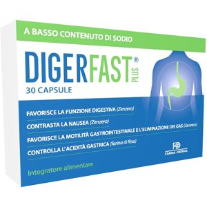 Digerfast Plus Integratore Digestione 30 Capsule