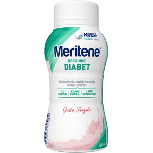 Meritene Resource Diabet Drink Fragola Bevanda Dietetica Iperproteica 200 ml