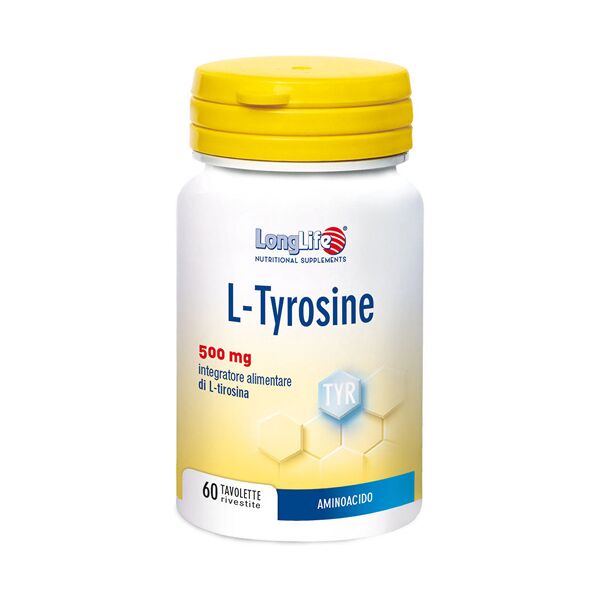 long life longlife l tyrosine 60 tavolette