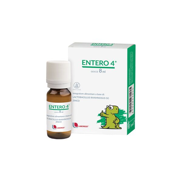 laborest entero 4 gocce integratore di probiotici 8 ml + siringa dosatrice