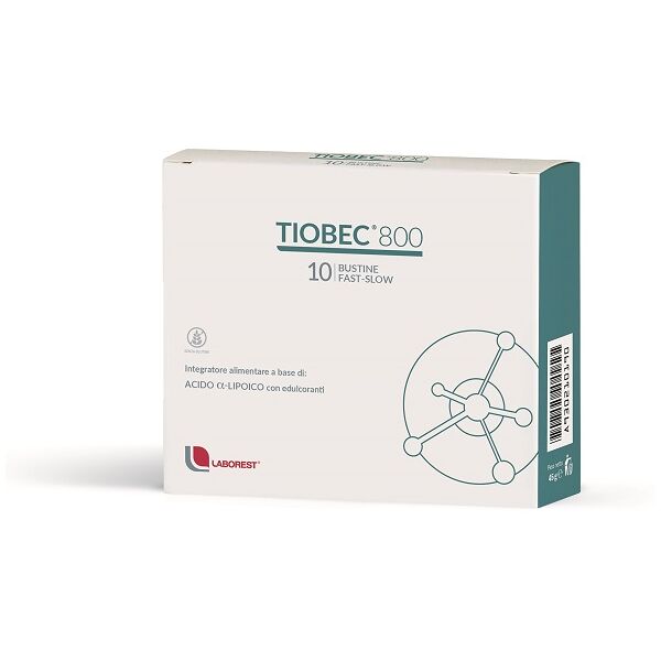 laborest tiobec 800 integratore metabolismo energetico 10 bustine fast-slow