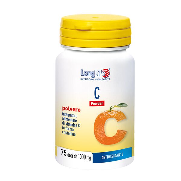 long life longlife c powder integratore di vitamina c polvere 75 g