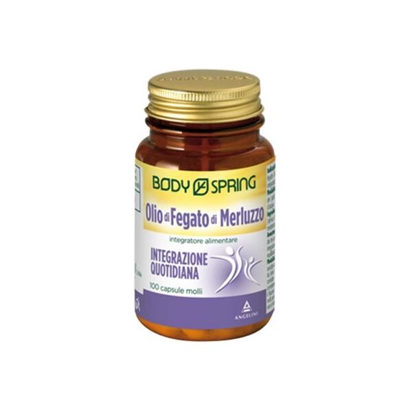 body spring olio di fegato di merluzzo 100 capsule