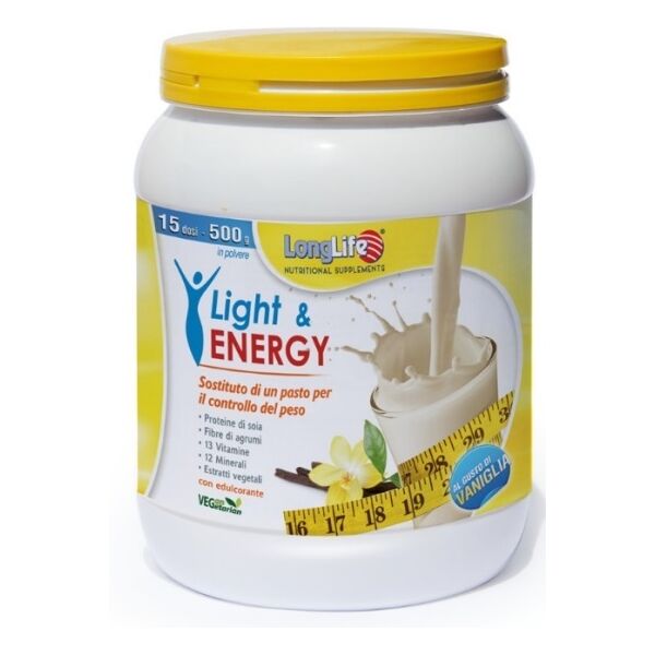 long life longlife light & energy vaniglia 500g