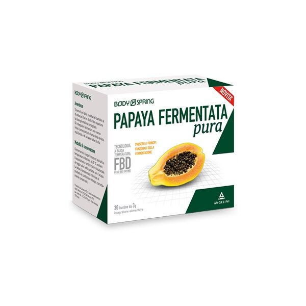 body spring papaya fermentata pura 30 bustine