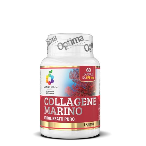 colours of life optima  collagene marino integratore pelle e ossa 60 capsule