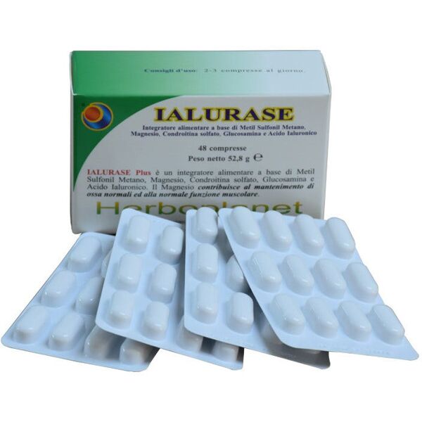 herboplanet ialurase plus integratore 48 compresse