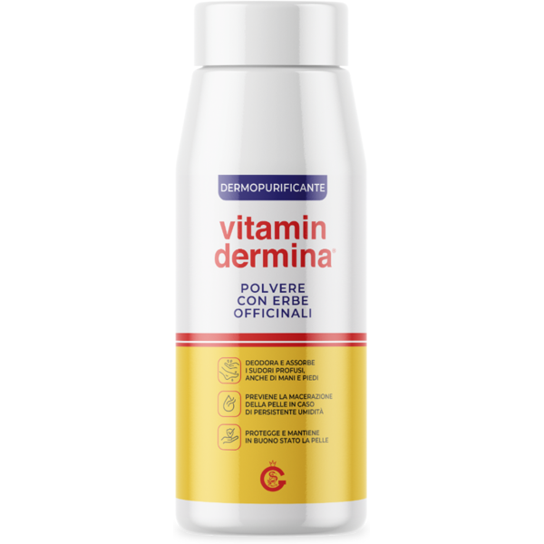 vitamindermina polvere con erbe officinali lenitiva 100 gr