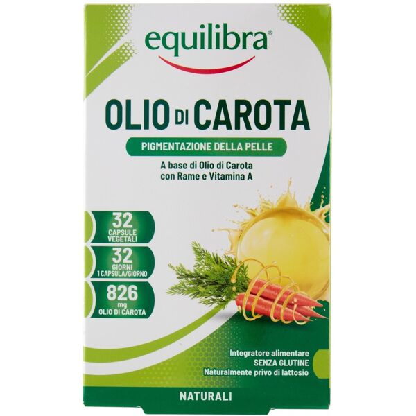 equilibra olio di carota 32 compresse vegetali