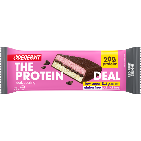 enervit protein deal bar red fruit 55 g