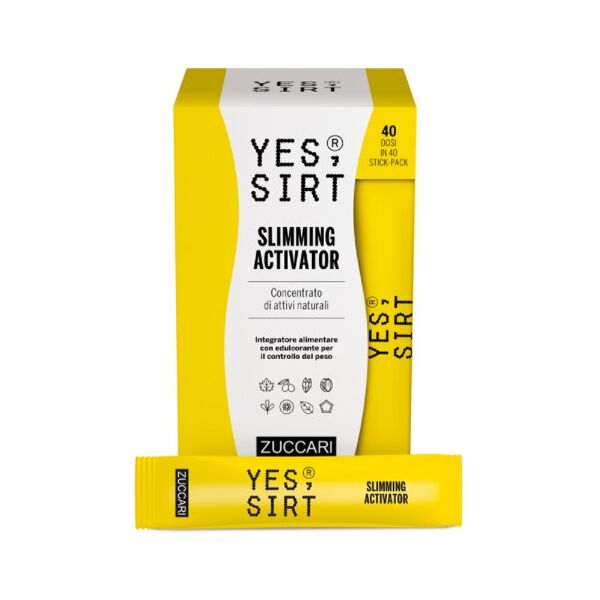 zuccari yes sirt slimming activator 40 stickpack da 2,5 g