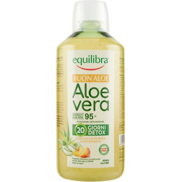 equilibra buon aloe vera 95% con succo di pesca 1l