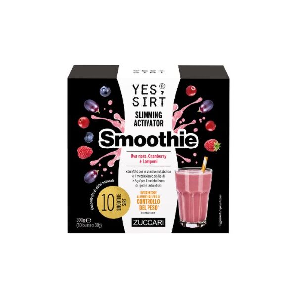 zuccari yes sirt smoothie uva nera-cranberry-lamponi 10x30 g