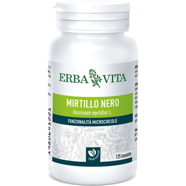 erba vita mirtillo nero integratore microcircolo 125 tavolette