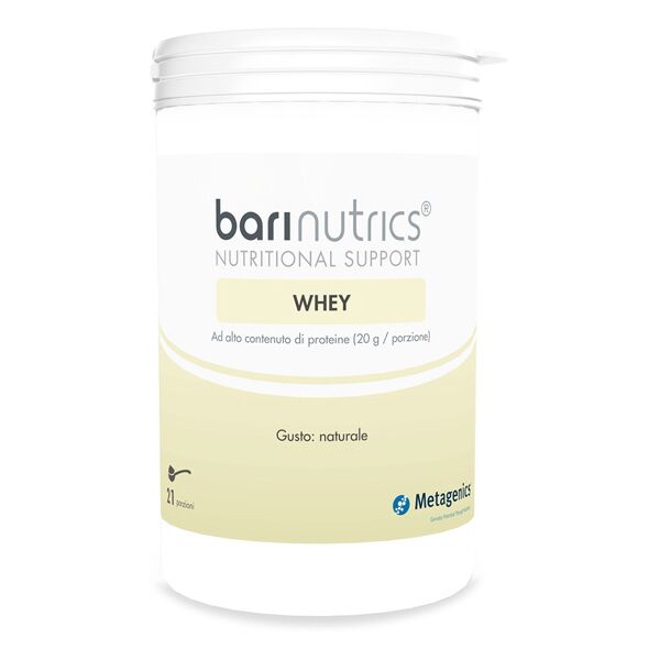 metagenics barinutrics whey integratore in polvere massa muscolare 21 porzioni