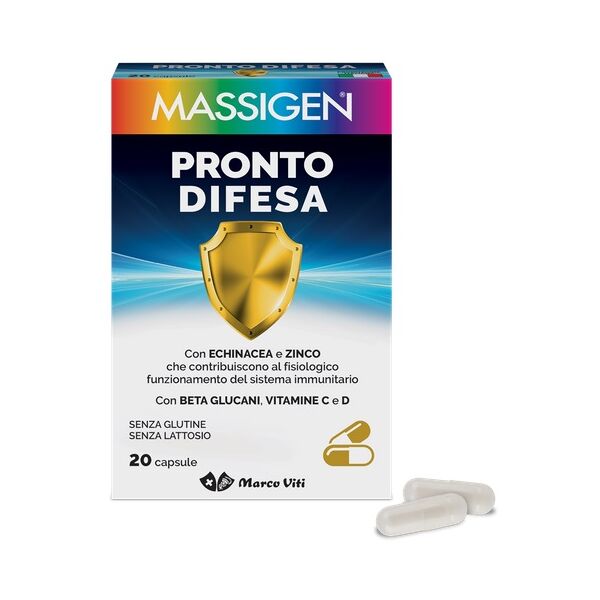 marco viti massigen pronto difesa integratore supporto difese immunitarie 20 capsule