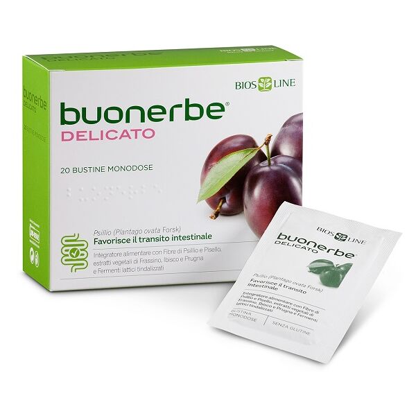 bios line buonerbe delicato integratore transito intestinale 20 bustine