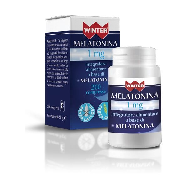 winter melatonina 1 mg 200 compresse