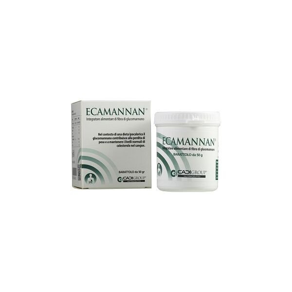 ecamannan polvere integratore con fibra di glucomannano 50 g