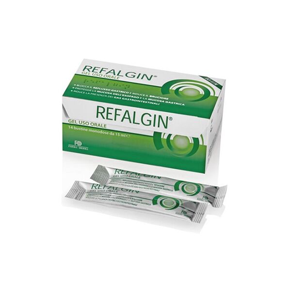 refalgin gel soluzione orale reflusso gastrico 14 bustine 15 ml