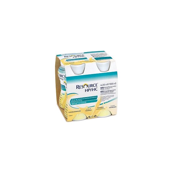 nestle resource hp/hc vaniglia4x200 ml