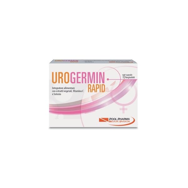 pool pharma urogermin rapid integratore benessere vie urinarie 15 capsule