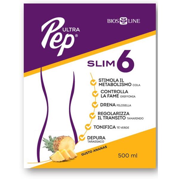 bios line ultra pep slim 6 ananas 500 ml