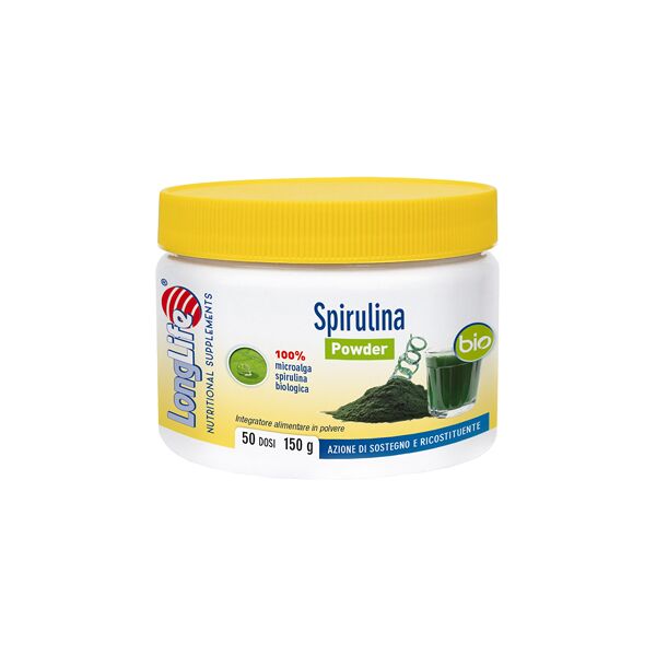 long life longlife spirulina bio integratore ricostituente 50 dosi