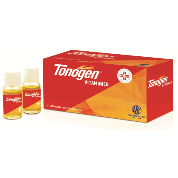 abc farmaceutici tonogen vitaminico soluzione orale 10 flaconcini