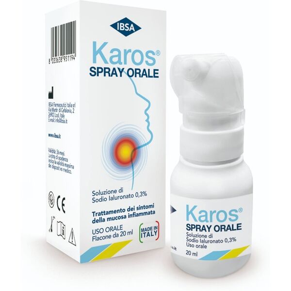 ibsa karos spray orale 0,3% 20 ml