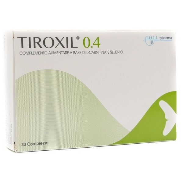 lo.li.pharma tiroxil 0,4 integratore 30 compresse