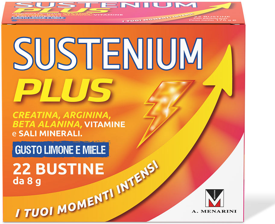 sustenium plus limone e miele 22 bustine