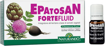 naturando epatosan forte fluid integratori 10 flaconi