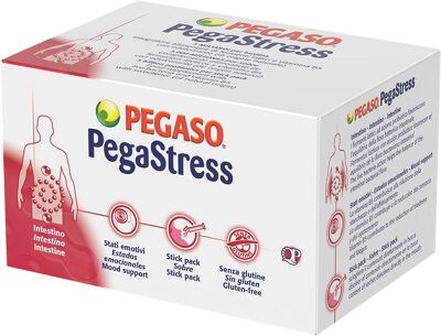 pegaso pegastress integratore flora intestinale e stress 28 stick