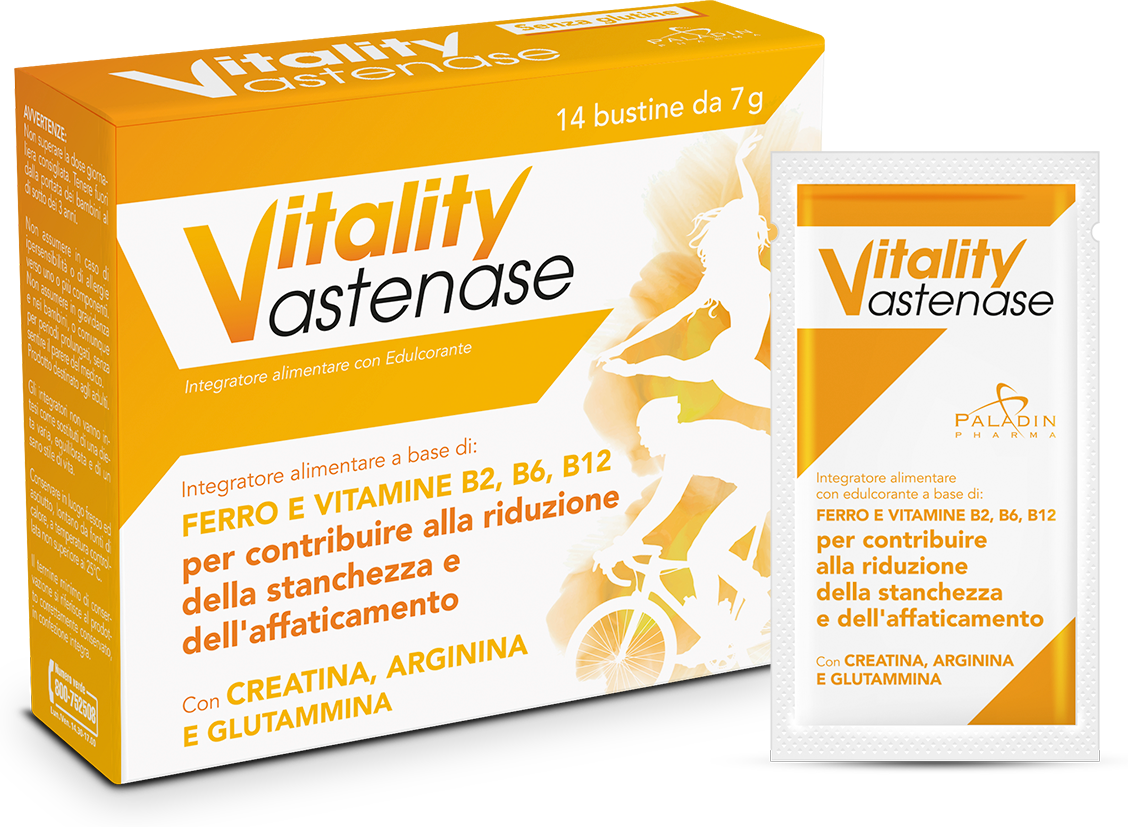 vitality astenase new integratore 14 bustine