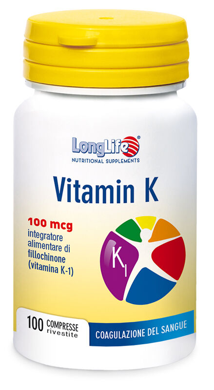long life longlife vitamin k 100 compresse