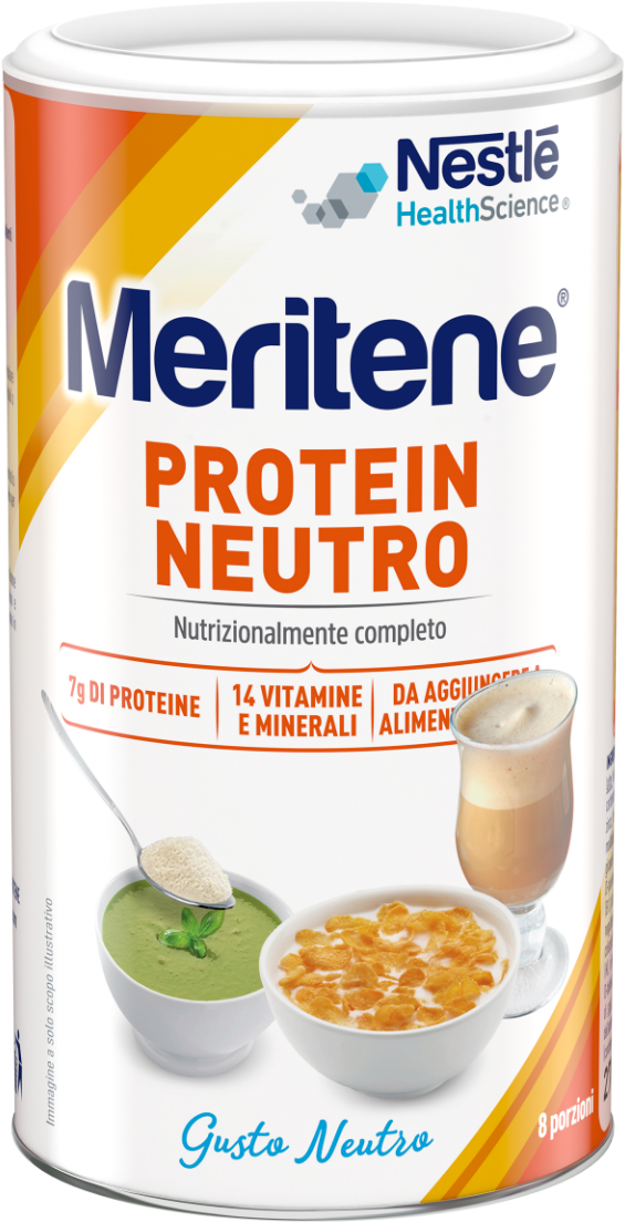 meritene protein neutro polvere integratore proteine vitamine e minerali 270 g