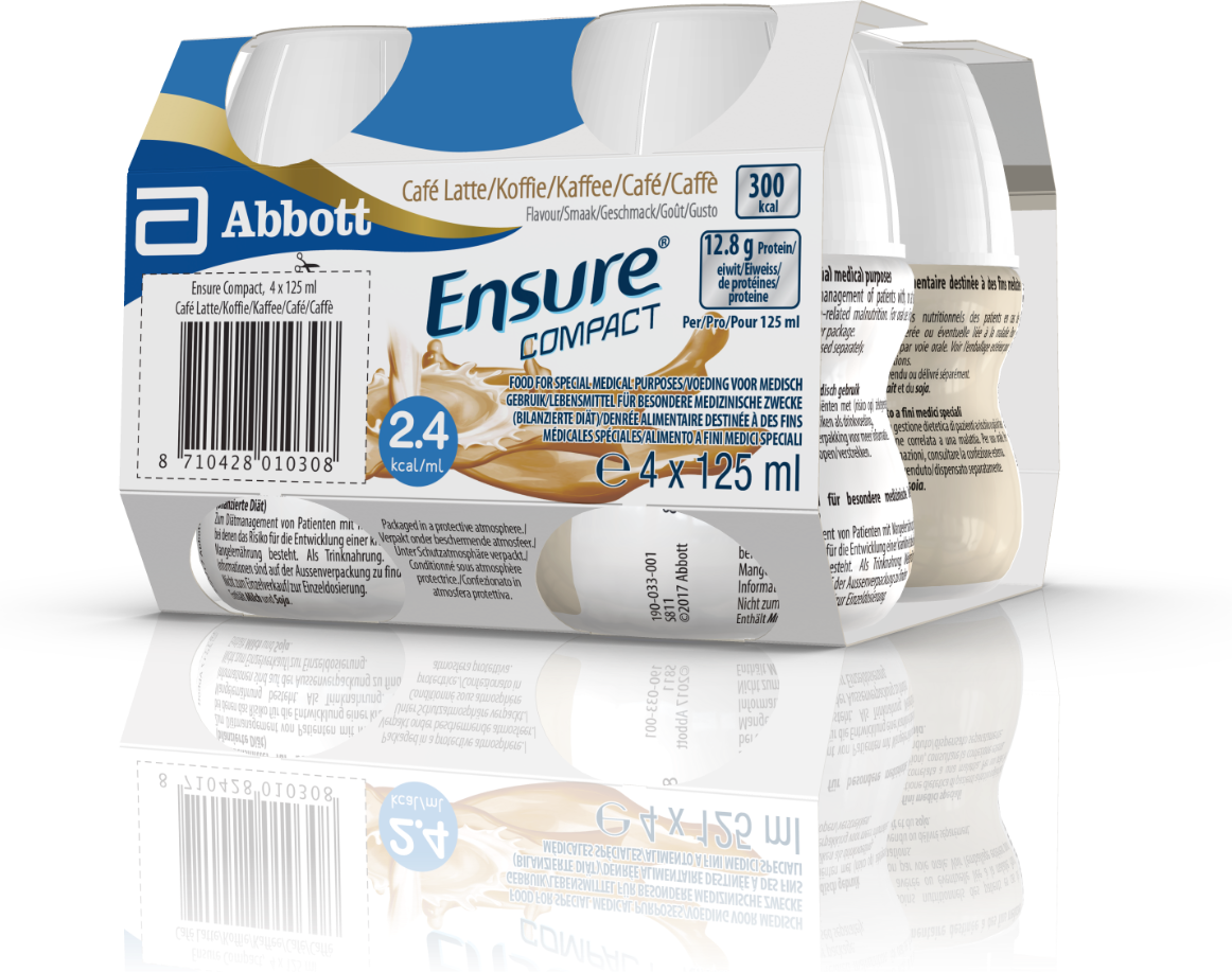 ensure abbott  compact caffè 4x125 ml