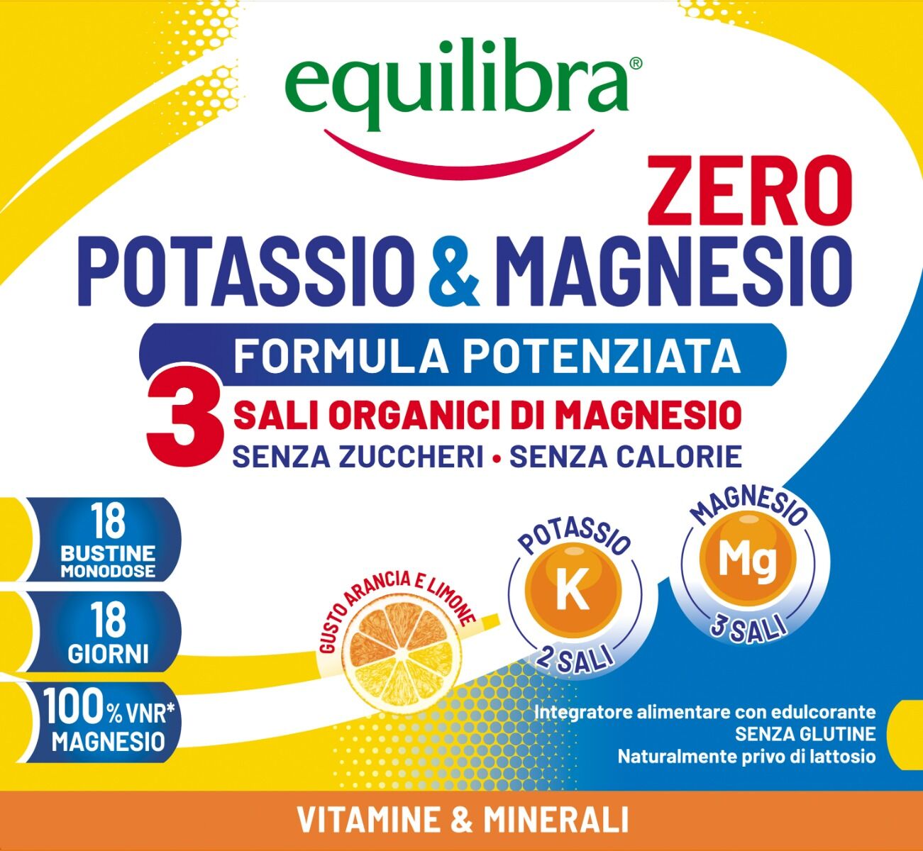 equilibra potassio&magnesio zero3 18 bustine