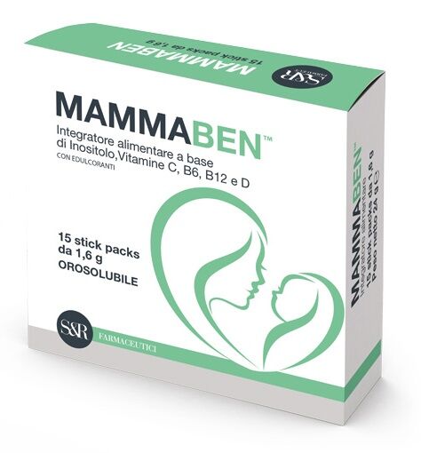 s&r farmaceutici mammaben integratore di benessere neomamme 15 stick packs