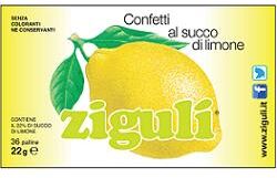 ziguli' zigulì limone blister 36 palline