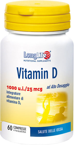 long life longlife vitamina d 1000 60 compresse